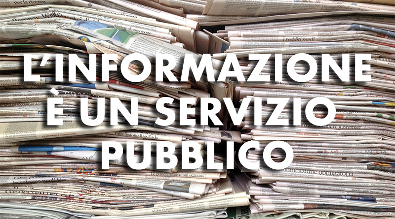 giornali informazione servizio pubblico