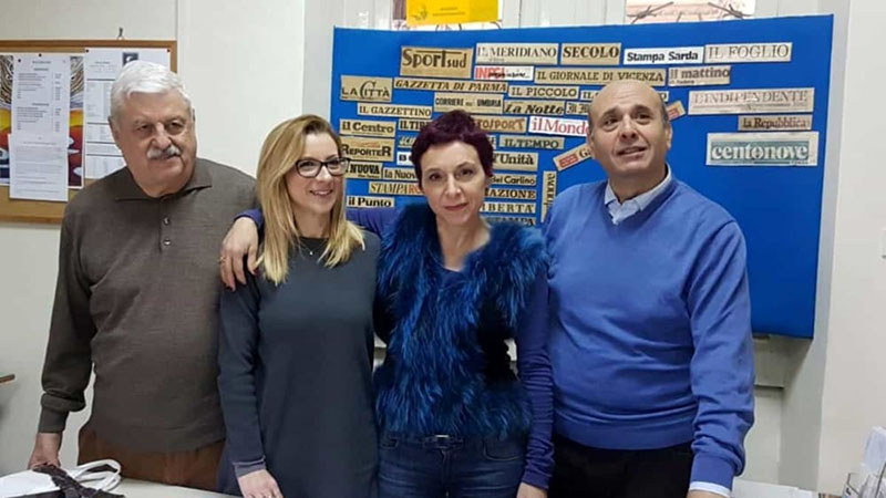 Da sinistra Gigi Andò, Rossana Franzone, Graziella Lombardo e Sandro Cuzari