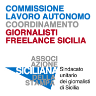 Logo Commissione lavoro autonomo Assostampa Sicilia