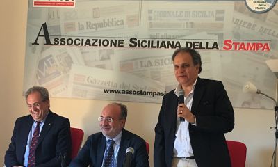 Il presidente Fnsi Beppe Giulietti celebra il Giardino della Memoria a Palermo