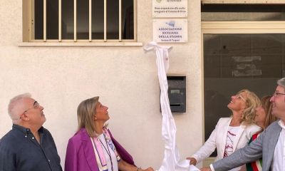 Trapani, inaugurata la sede dell'Assostampa in un bene confiscato alla mafia