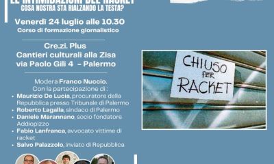 Cosa Nostra sta rialzando la testa? Al Cre.zi.plus sindaco, procuratore e AddioPizzo venerdì 24 luglio alle 10,30