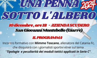 Ussi Catania, “Una penna sotto l’albero”: martedì alle 18 la premiazione a Giarre