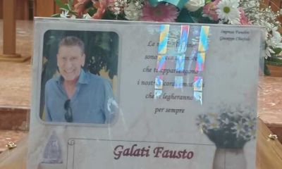 "Ciao Fausto, non ti dimenticheremo". Nella chiesa del don Orione l'ultimo saluto a Galati