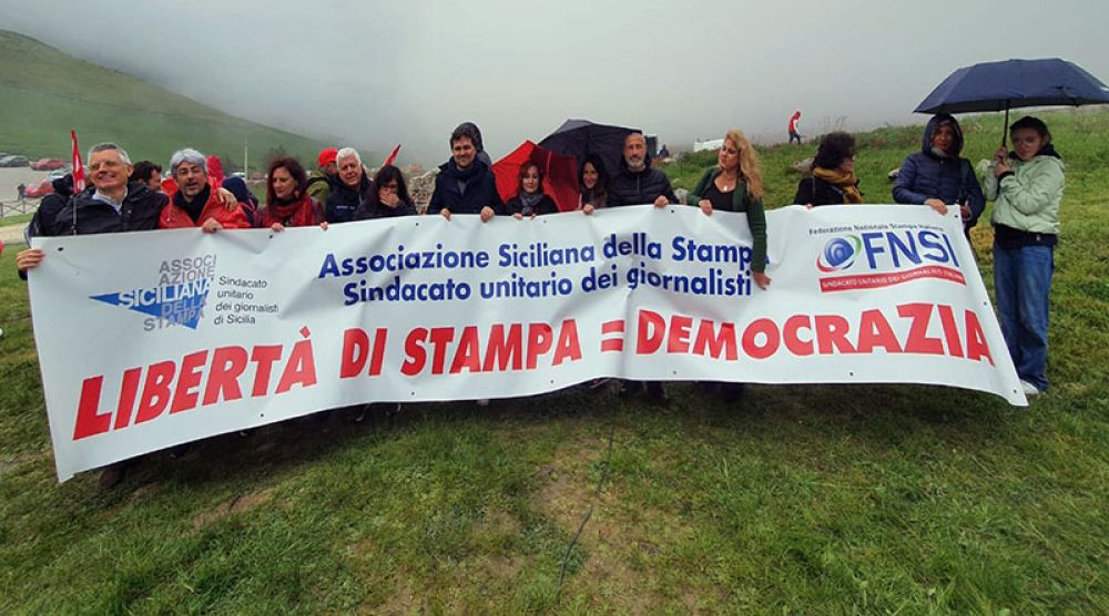 In ricordo delle vittime della strage del 1947 Assostampa Fnsi il primo maggio a Portella della Ginestra